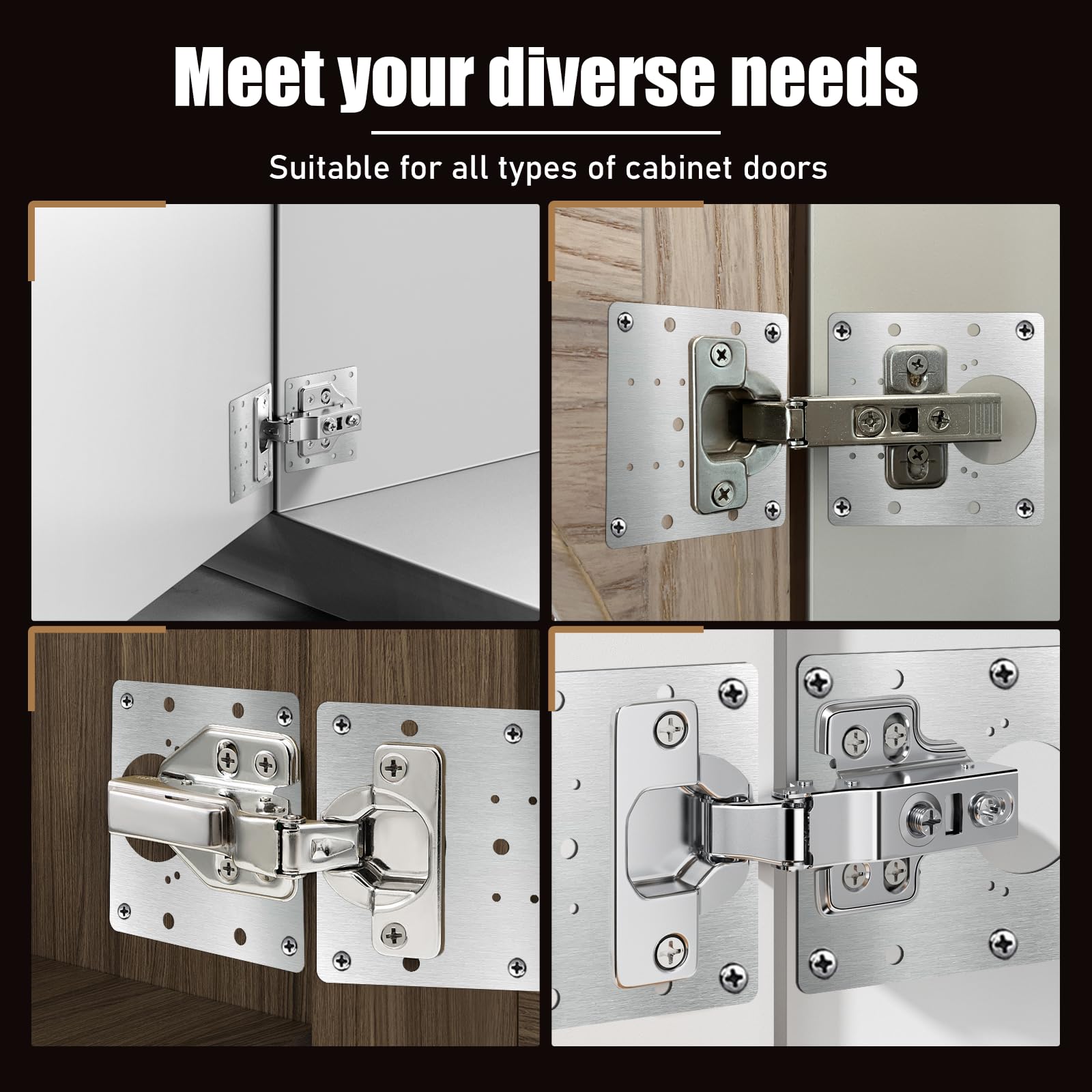 Xosjska multi-purpose furniture hinge fix for tables, wardrobes, and more.