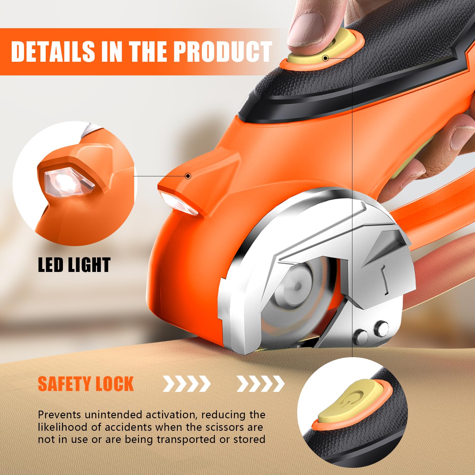 Xpersoul cordless electric scissors cutting cardboard smoothly.