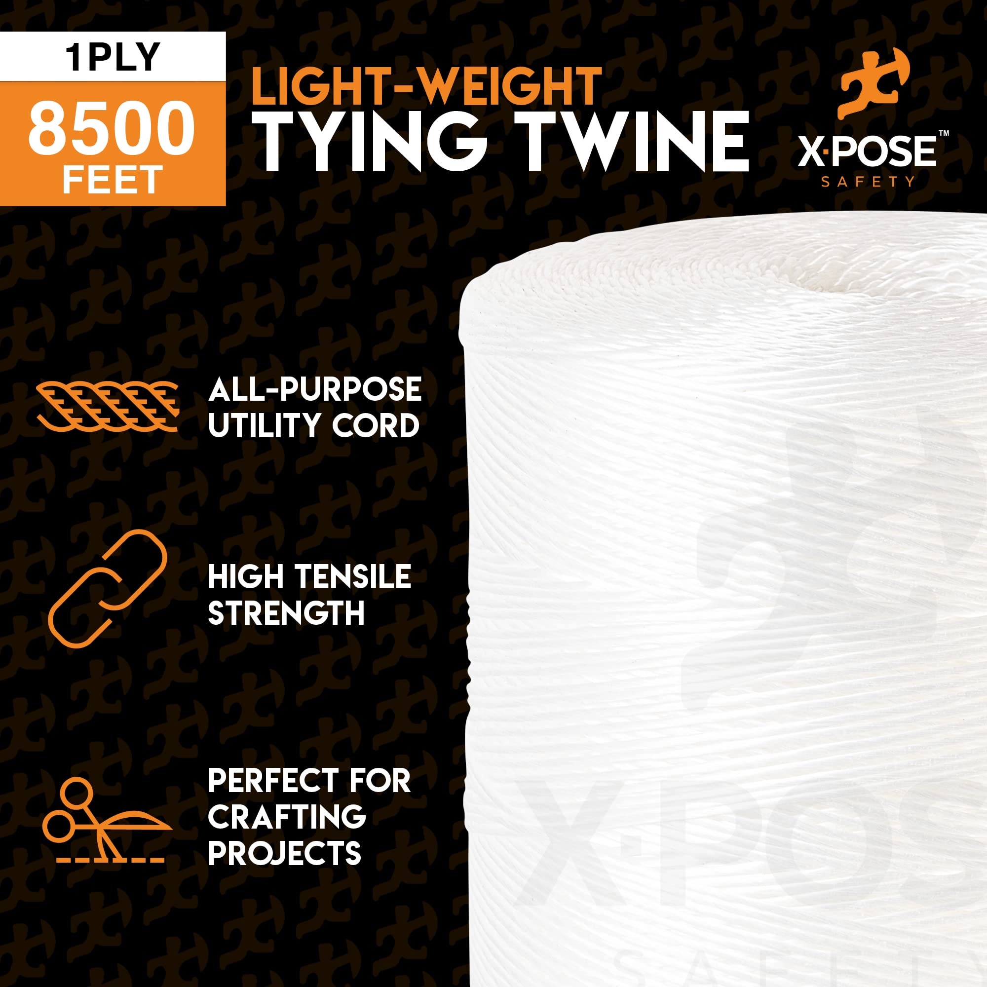 Xpose Safety heavy-duty twine highlighting high tensile strength for sturdy bundling