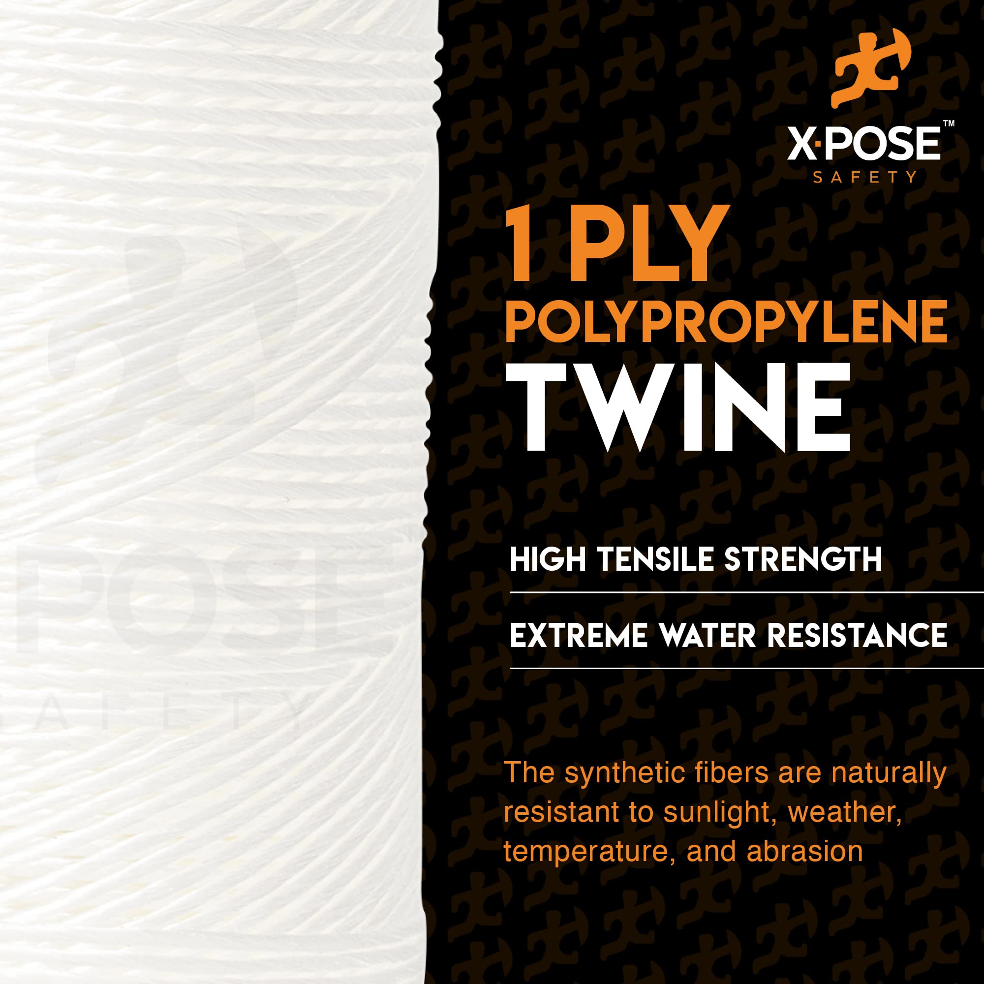 Xpose Safety marine moisture-resistant twine on deck for damp or nautical use