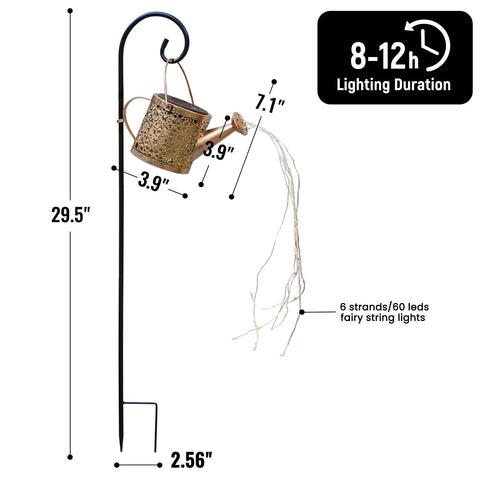 X-PREK metal tank-solar lantern resists rust for lasting outdoor decoration