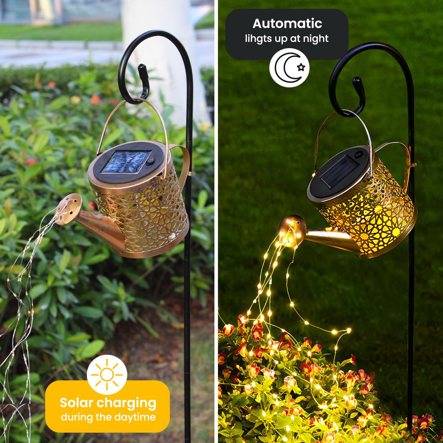 X-PREK waterproof garden light IP65 withstands rain and snow for year-round use
