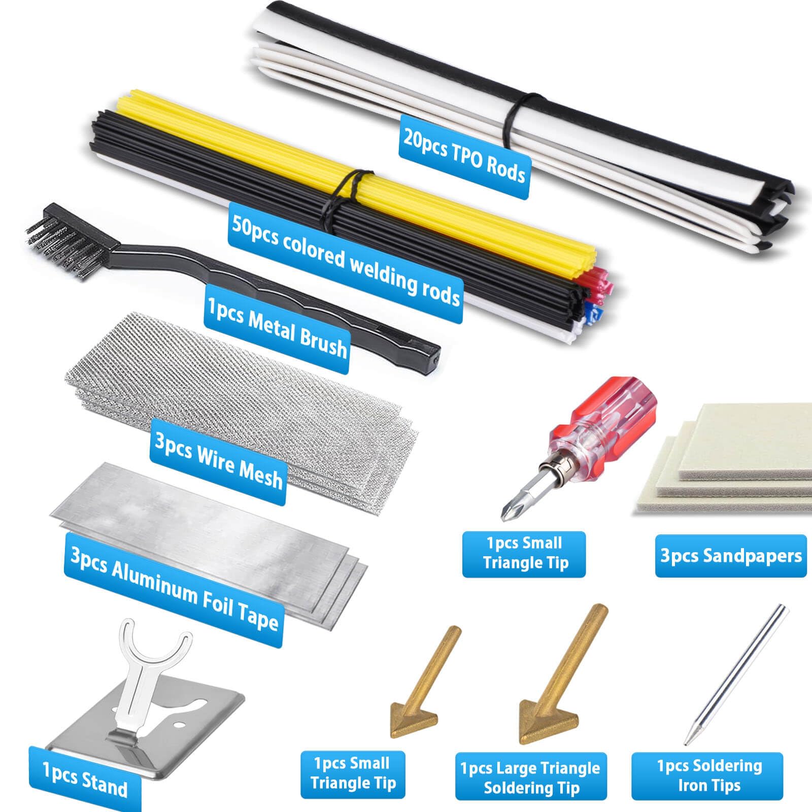 XR MARKET complete welding kit contents for versatile repairs