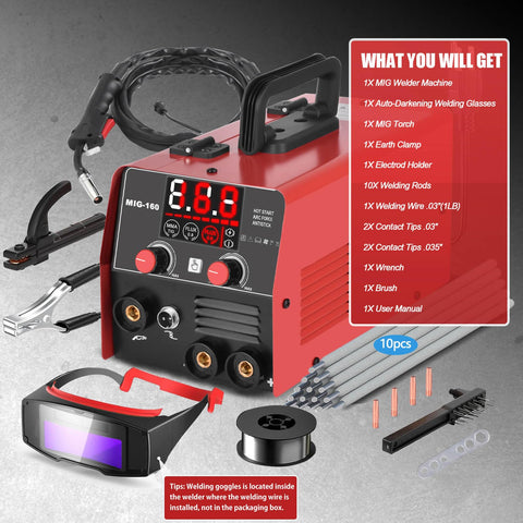 XR MARKET portable welder case highlighting lightweight, outdoor use