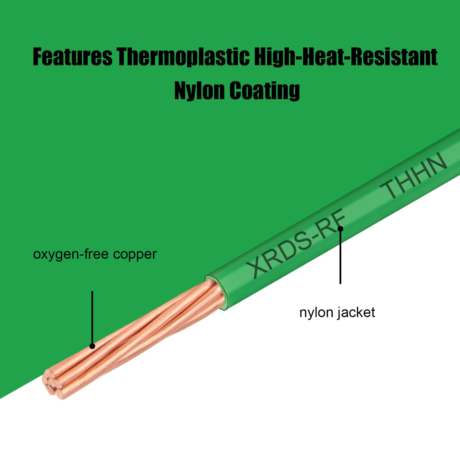 XRDS-RF bare copper conductor 10 AWG 50ft for versatile grounding and control circuits.