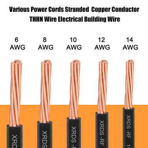 XRDS-RF THHN wire nylon jacket protects copper against oil and abrasion.
