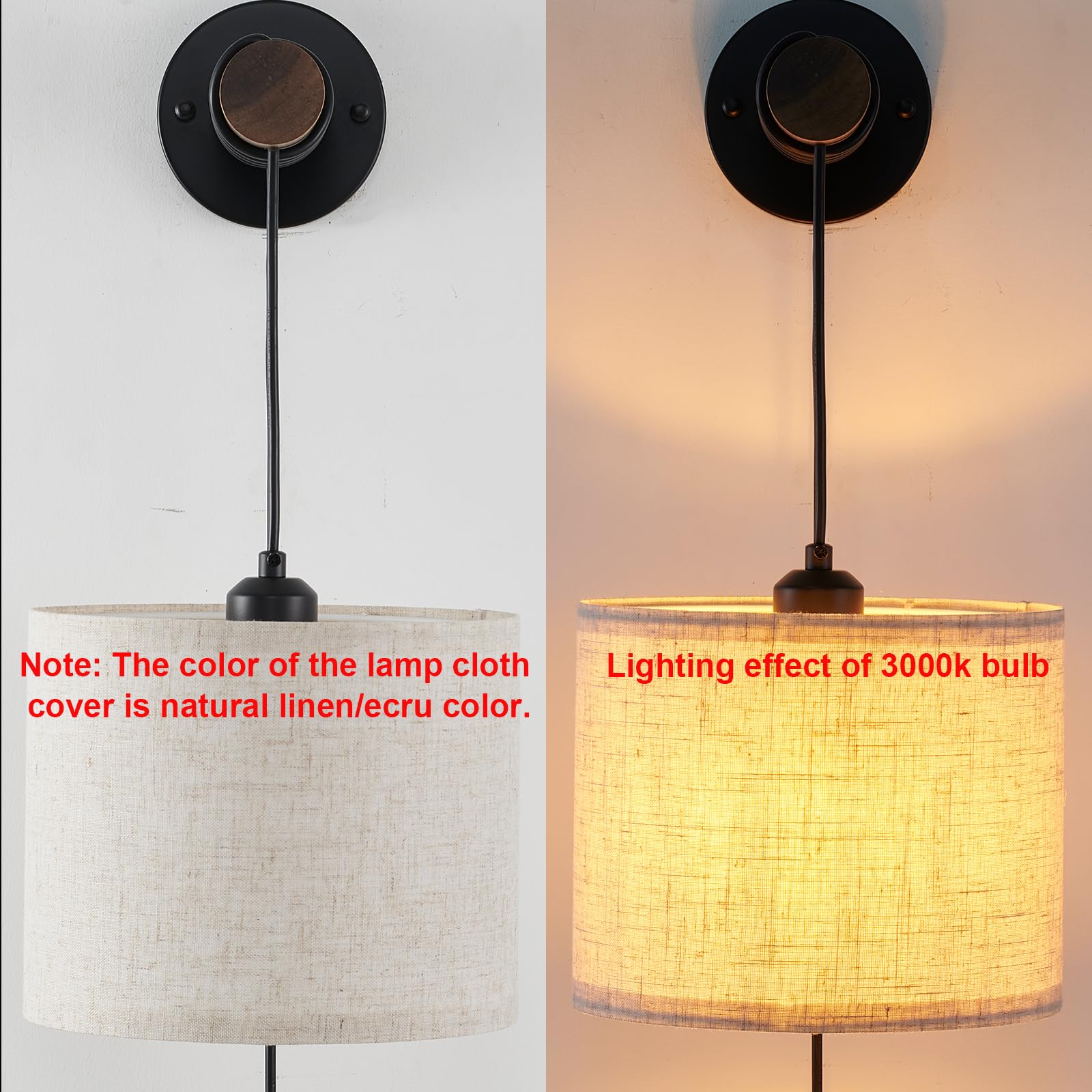 XSDeTu bedroom wall light ideal for night reading