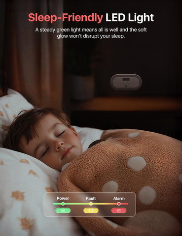 X-Sense travel-ready CO detector fits hotel outlets during trips