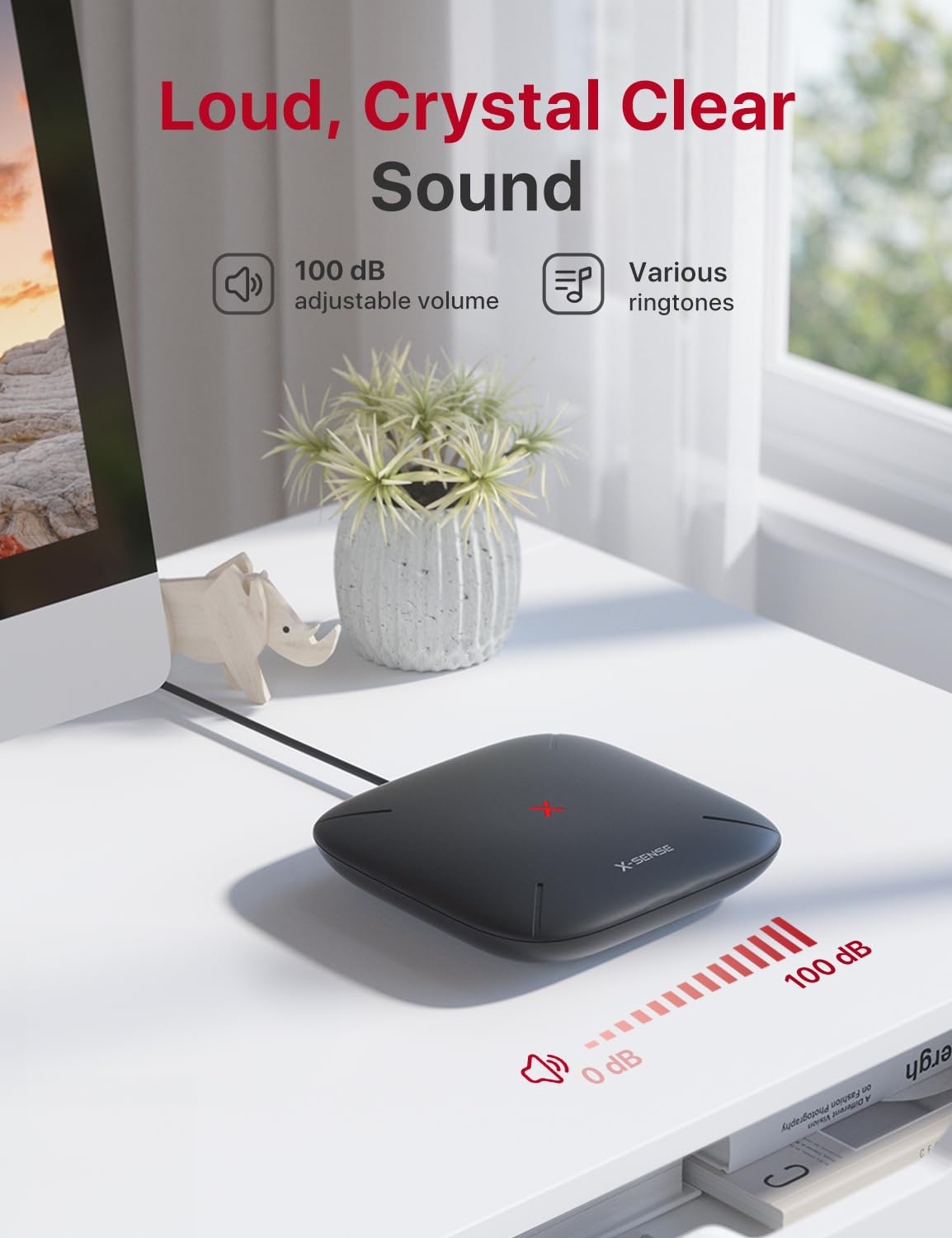 Xsense IP65 weatherproof mailbox alarm ready for outdoor use in all seasons.