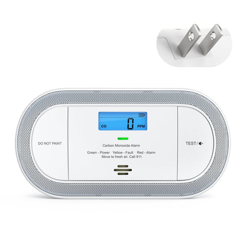 X-Sense XC0C-SA plug-in CO detector front view for home safety