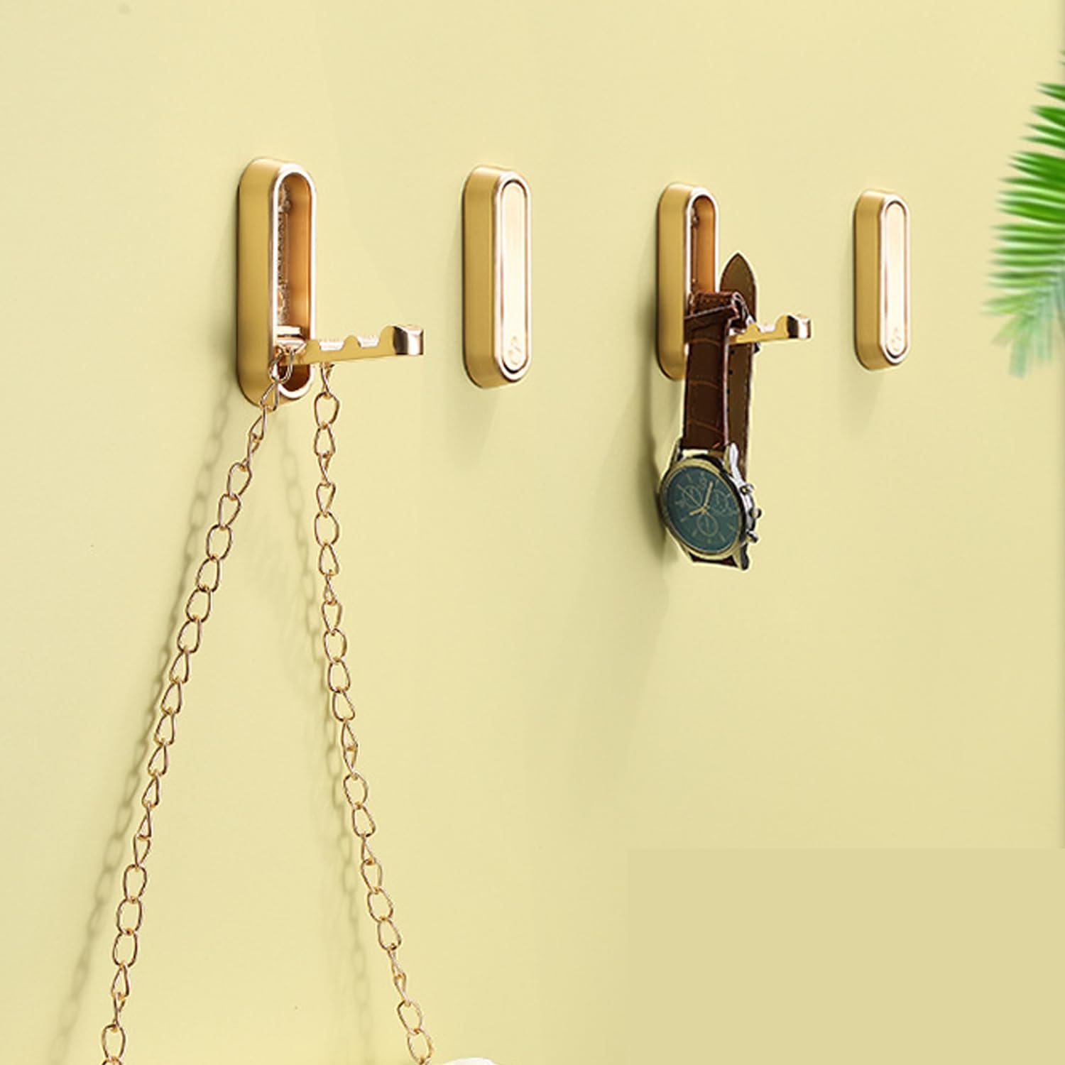 XSGTZMJ folding coat hooks gold mounted on wall for coats and accessories
