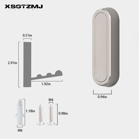 XSGTZMJ wall hook set used in hallway for coats and bags