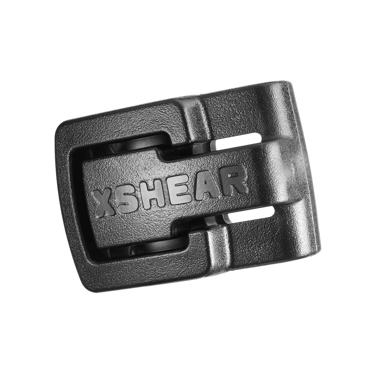 XShear Micro Holster on a radio strap for rapid tool access