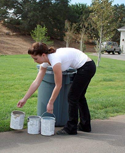 Xsorb Eco-friendly Paint Hardener close-up emphasizes non-toxic, sustainable disposal option