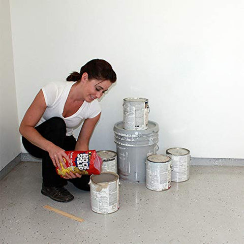 Xsorb Rock Solid Paint Hardener pouring action highlights quick, safe stabilization of leftover paints