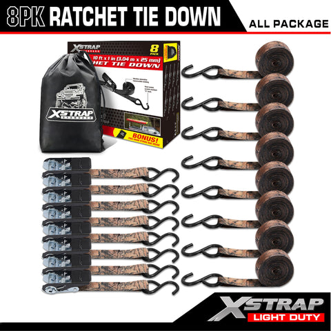 XSTRAP STANDARD coated S hooks prevent scratches on cargo and vehicle