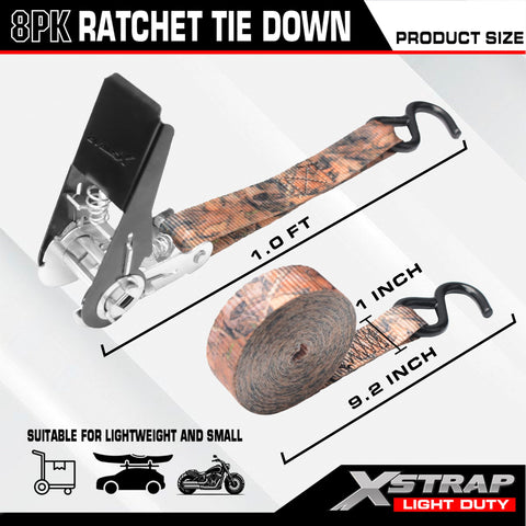 XSTRAP STANDARD easy-release ratchet handle simplifies securing large loads