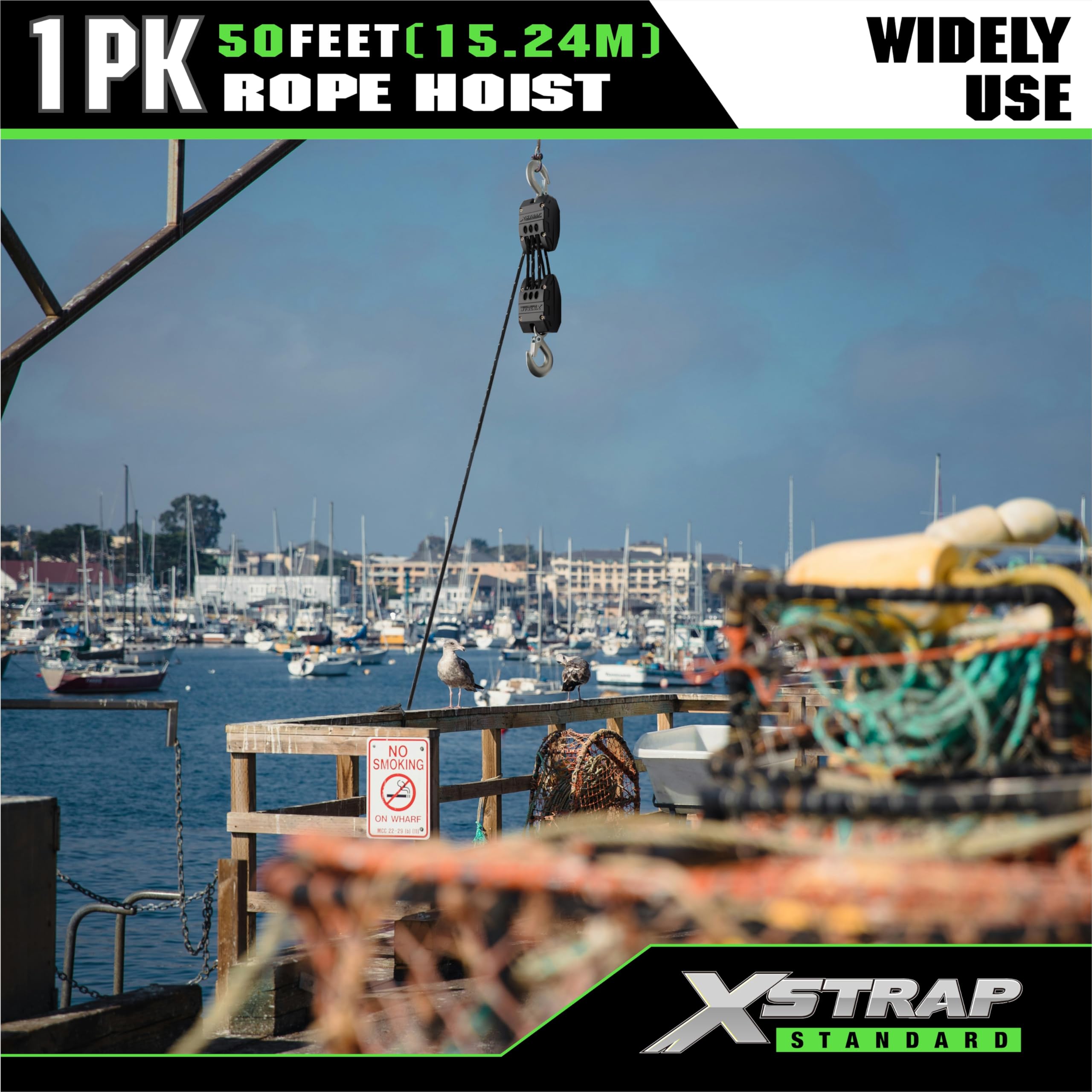 Industrial-grade housing on XSTRAP STANDARD resists wear and corrosion