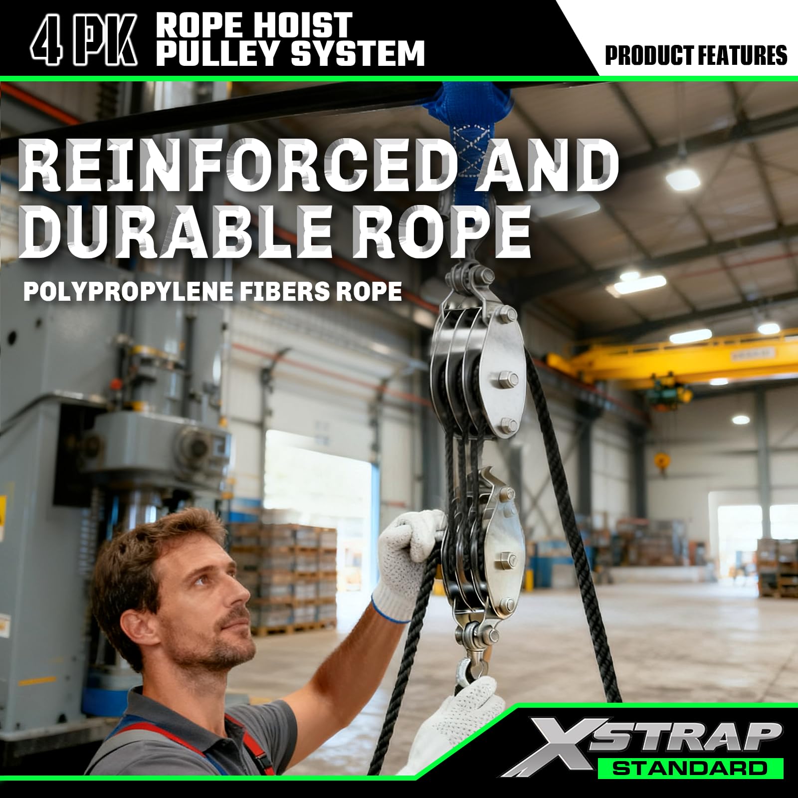 Soft loops secure goods and reduce shifting during transport