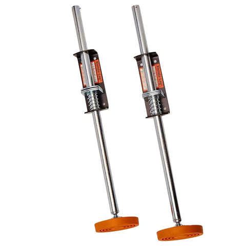 Xtenda-Leg ladder leveler with Kraton rubber feet for stable footing on uneven surfaces.