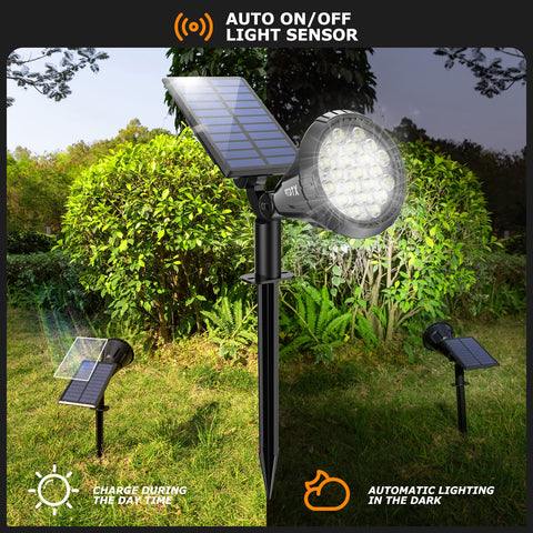 XTGTP two-pack outdoor lights brighten walkways with minimal wiring.