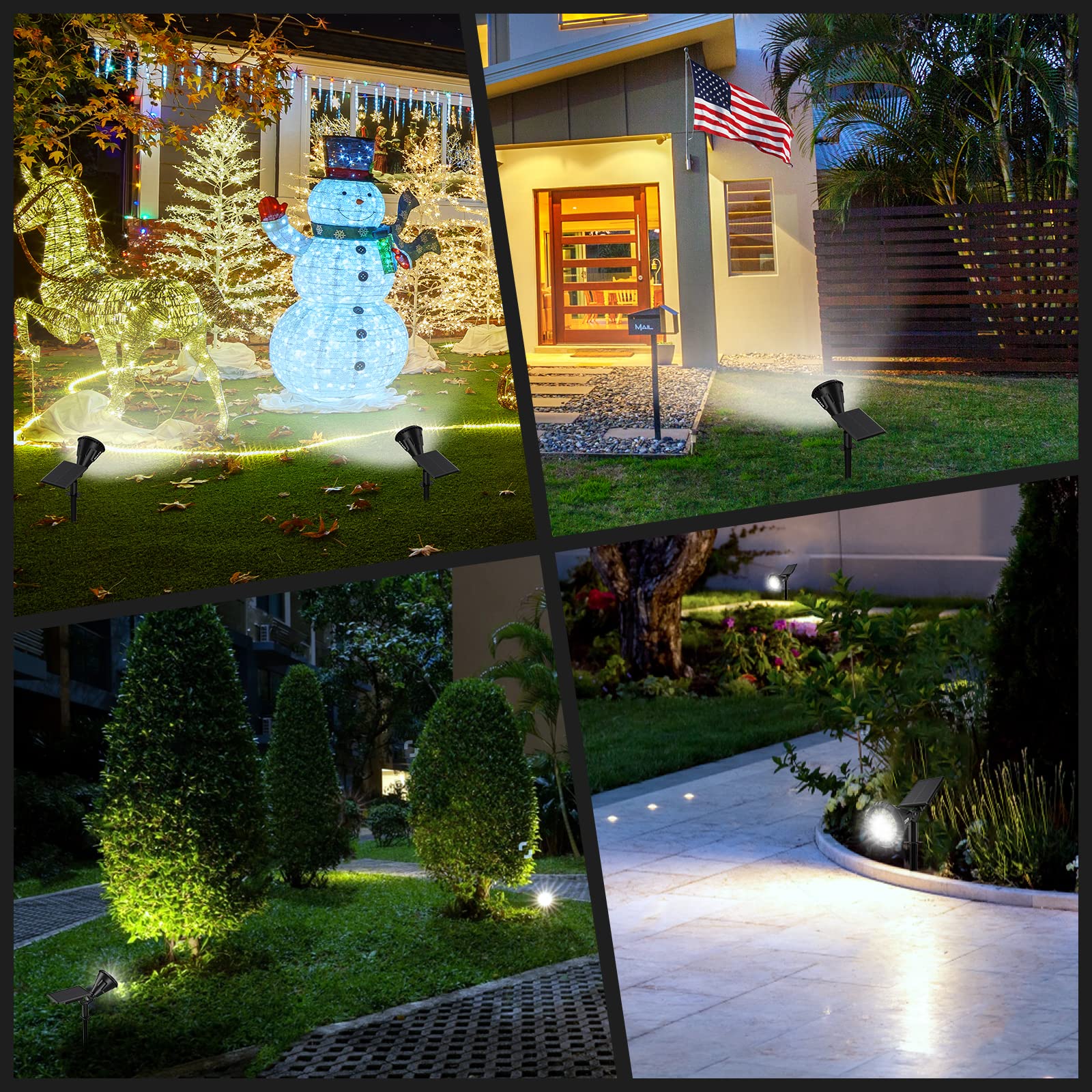 XTGTP 21 LEDs provide bright beams for pathways and garden features.