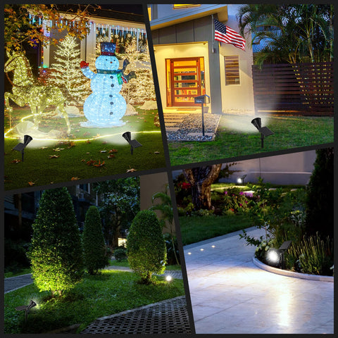 XTGTP 21 LEDs provide bright beams for pathways and garden features.