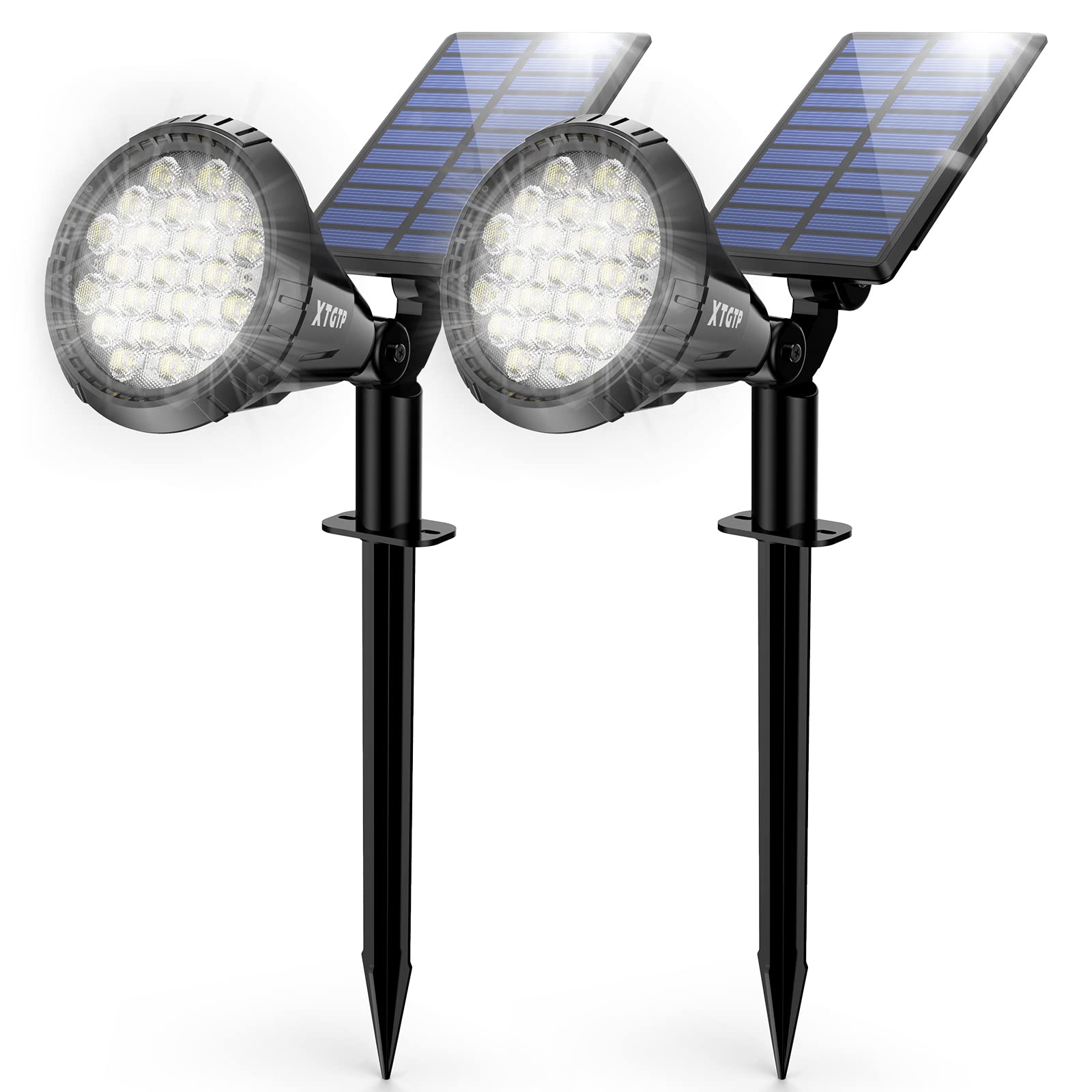 XTGTP solar spot light outdoor front-door illumination for safer entry.