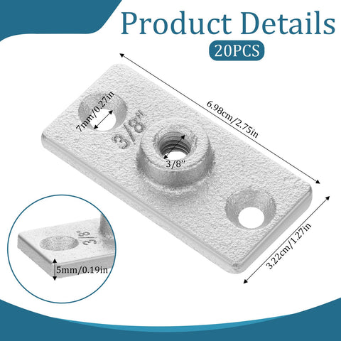 Xthrotsenk 20 pack ceiling flange hangers ready for quick, reliable project setup