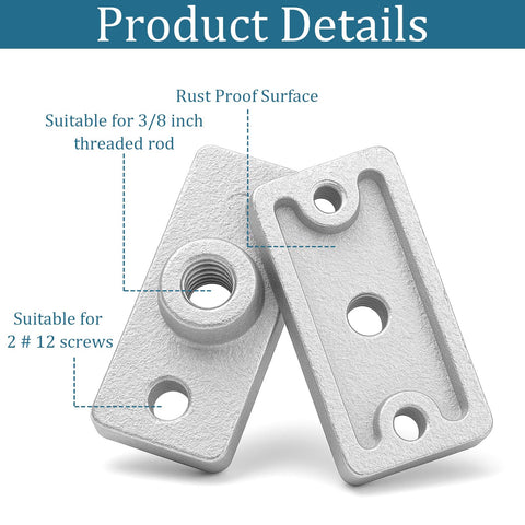 Xthrotsenk galvanized ceiling flange plate delivers durable indoor and outdoor mounting