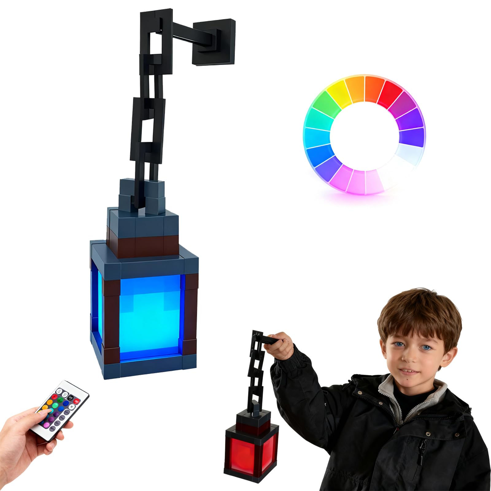 XTLGS 2-in-1 night light lantern in hangable and handheld modes for flexible lighting