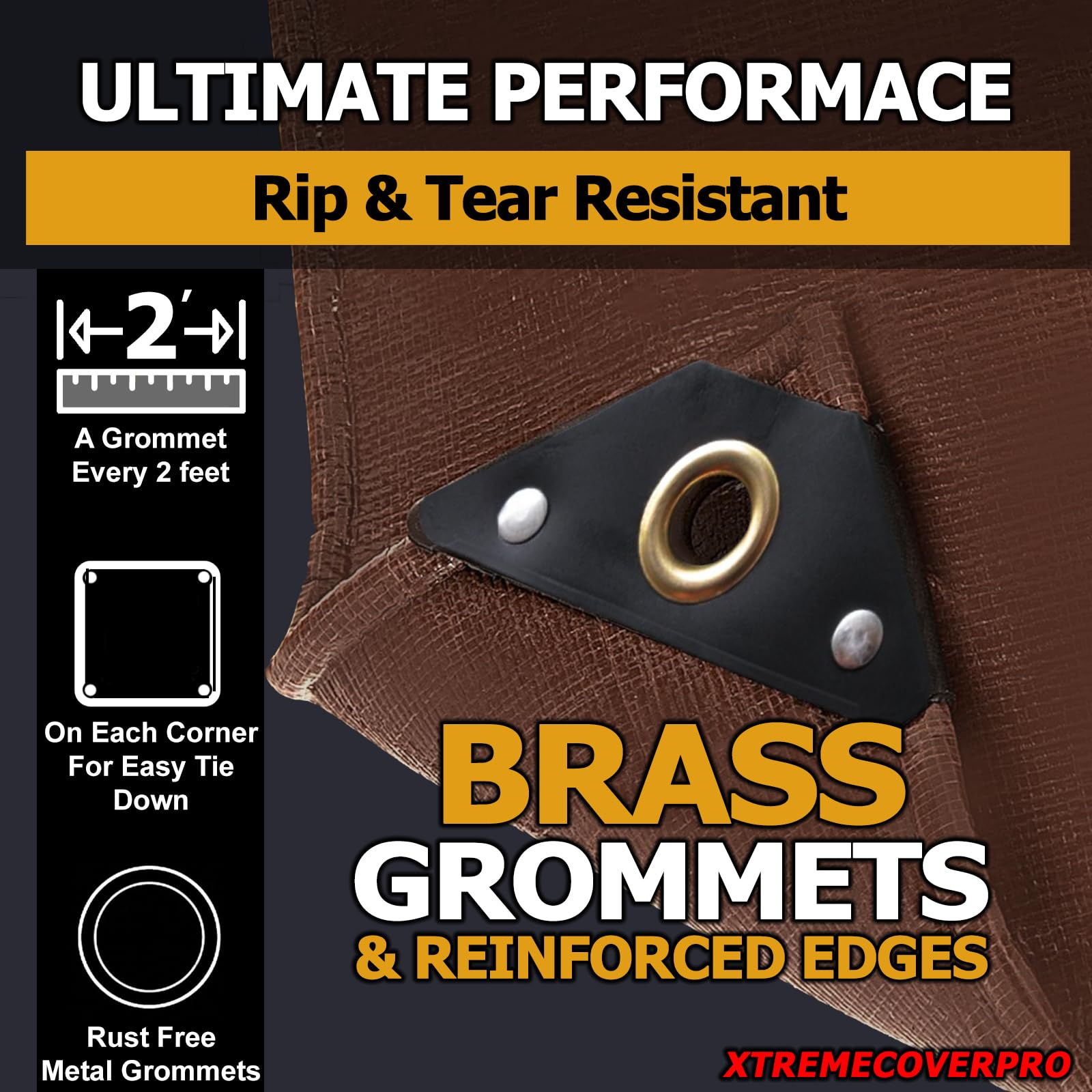 XTREMECOVERPRO reinforced corners provide strong protection