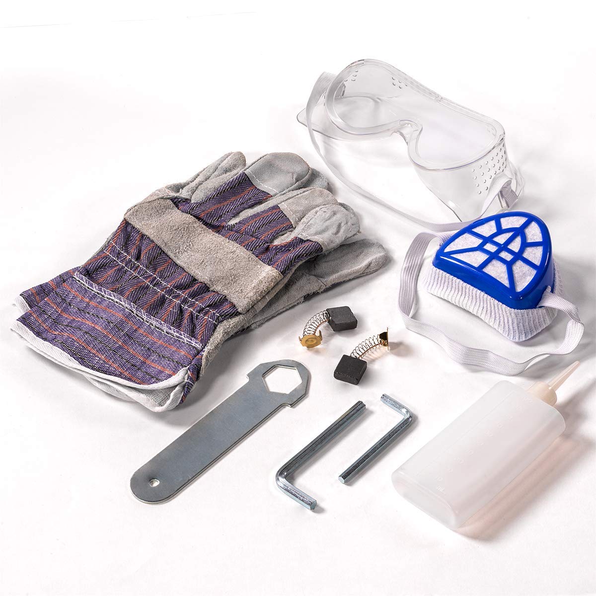 XtremepowerUS protective gloves included for hand protection during chipping