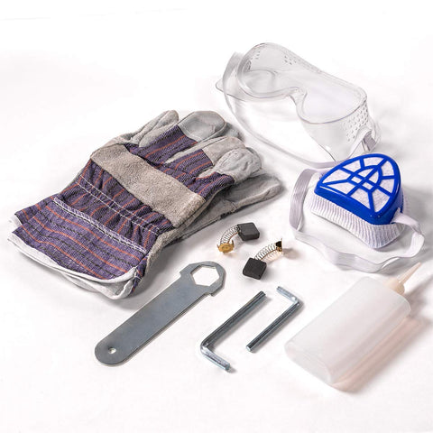 XtremepowerUS protective gloves included for hand protection during chipping