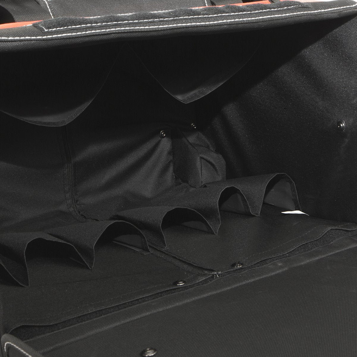 XtremepowerUS top dual-zipper design provides secure access.
