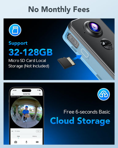 XTU Battery Doorbell with customizable detection zones reduces false alarms.