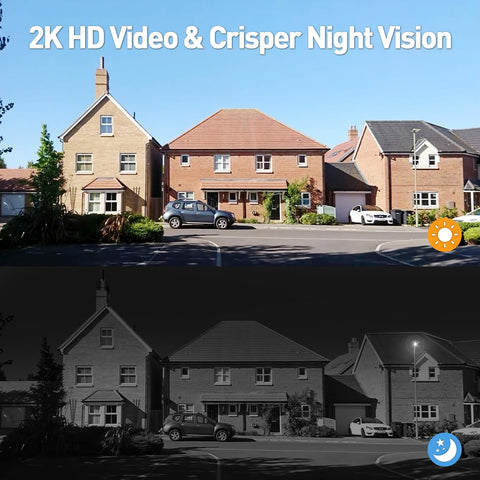 XTU doorbell camera night vision clearly illuminates up to 33 feet.