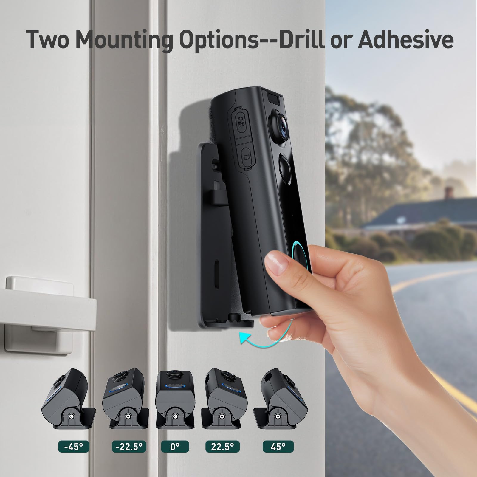 XTU doorbell camera 2.4G Wi-Fi maintains a stable connection.