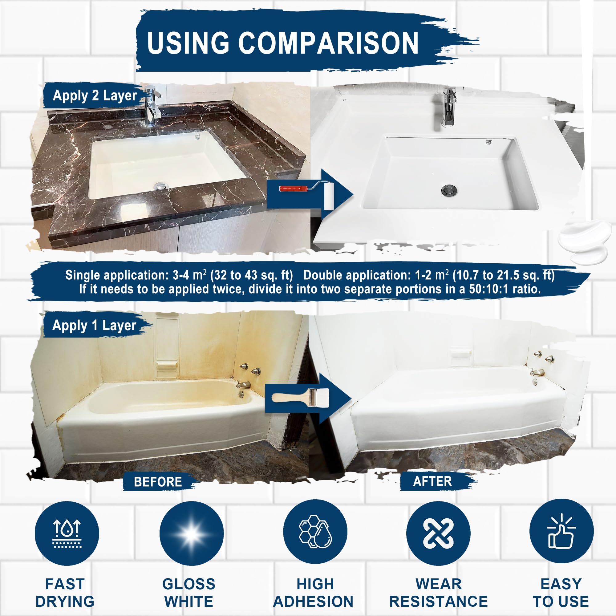 XUDOAI adhesion enhancer mixed into the coating for better adhesion