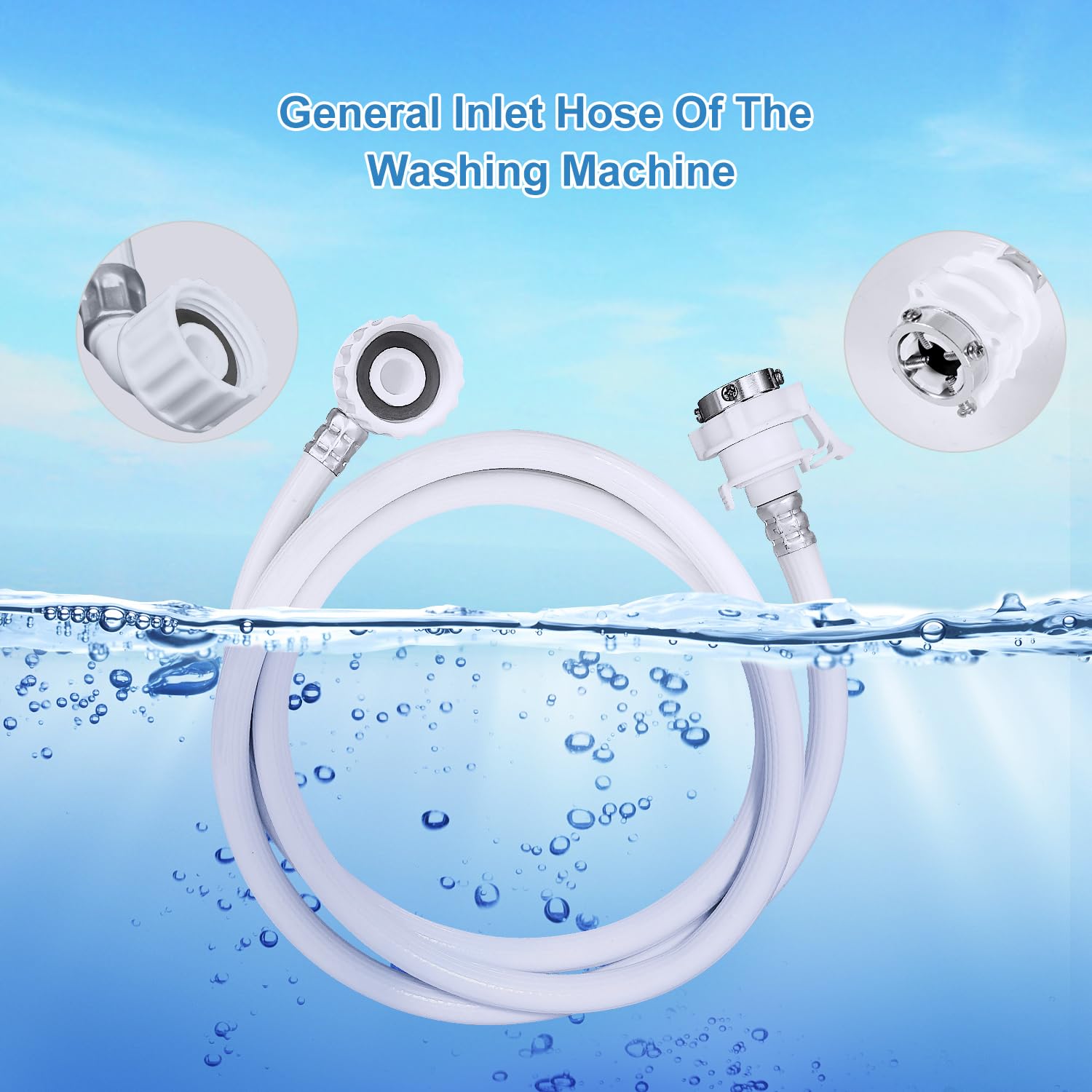 XUESNOF 3-layer design hose built for durability under high water pressure.