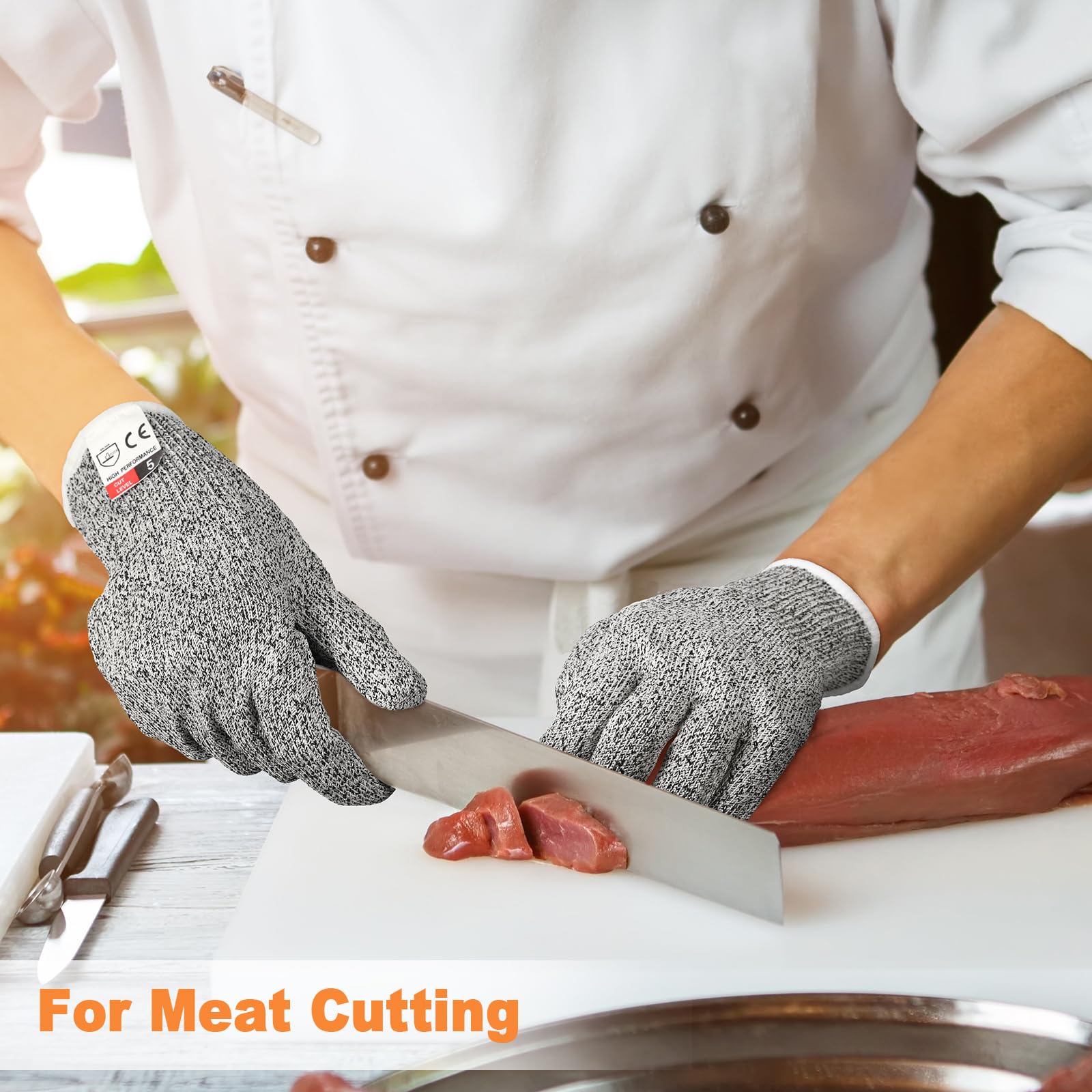 Xuhal Cut-Resistant Gloves for Kitchen Use and DIY tasks.