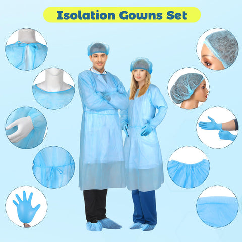 Xuhal PP nonwoven shoe covers with secure elastic band protect footwear.