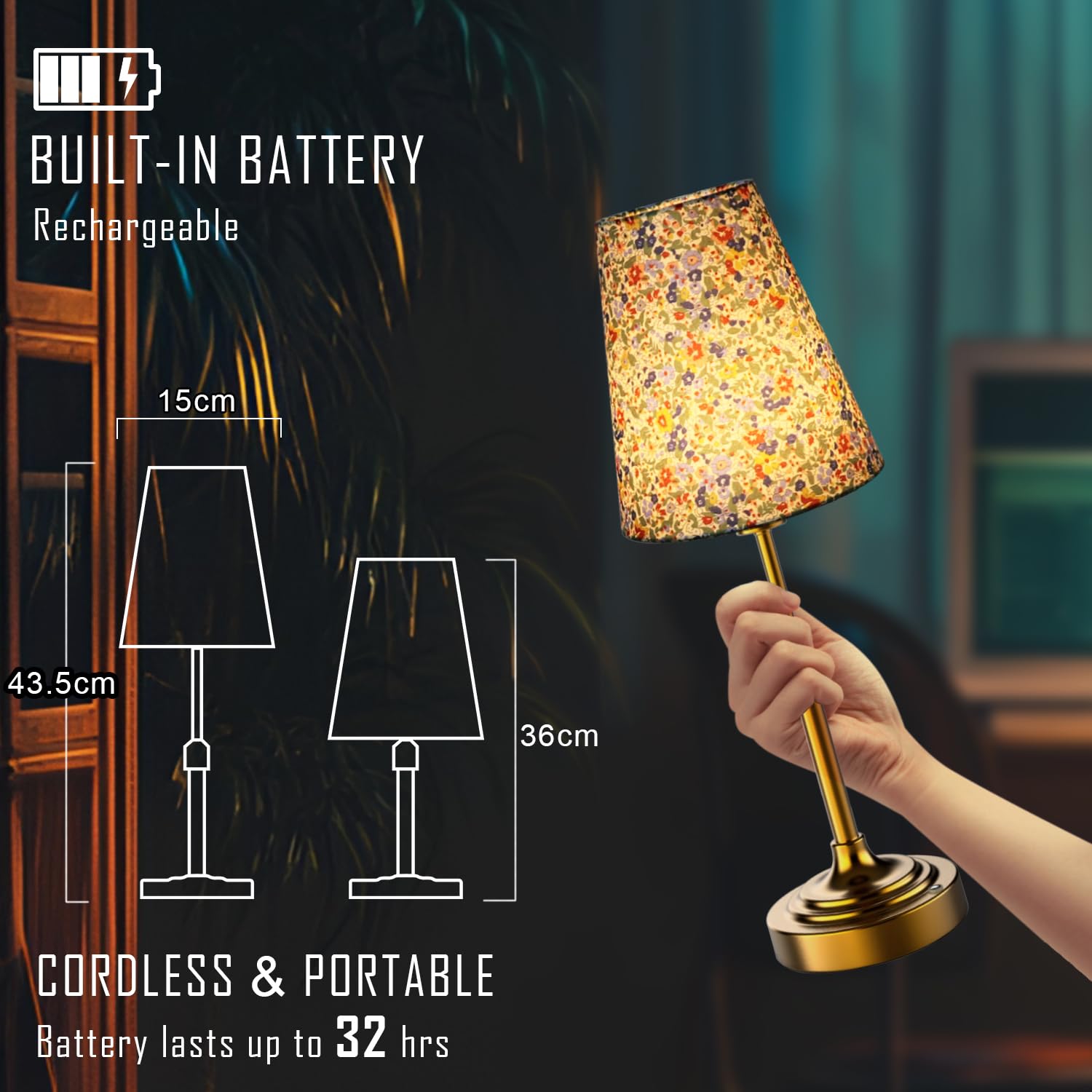 Xumemall minimalist design complements modern décors on console or side tables.