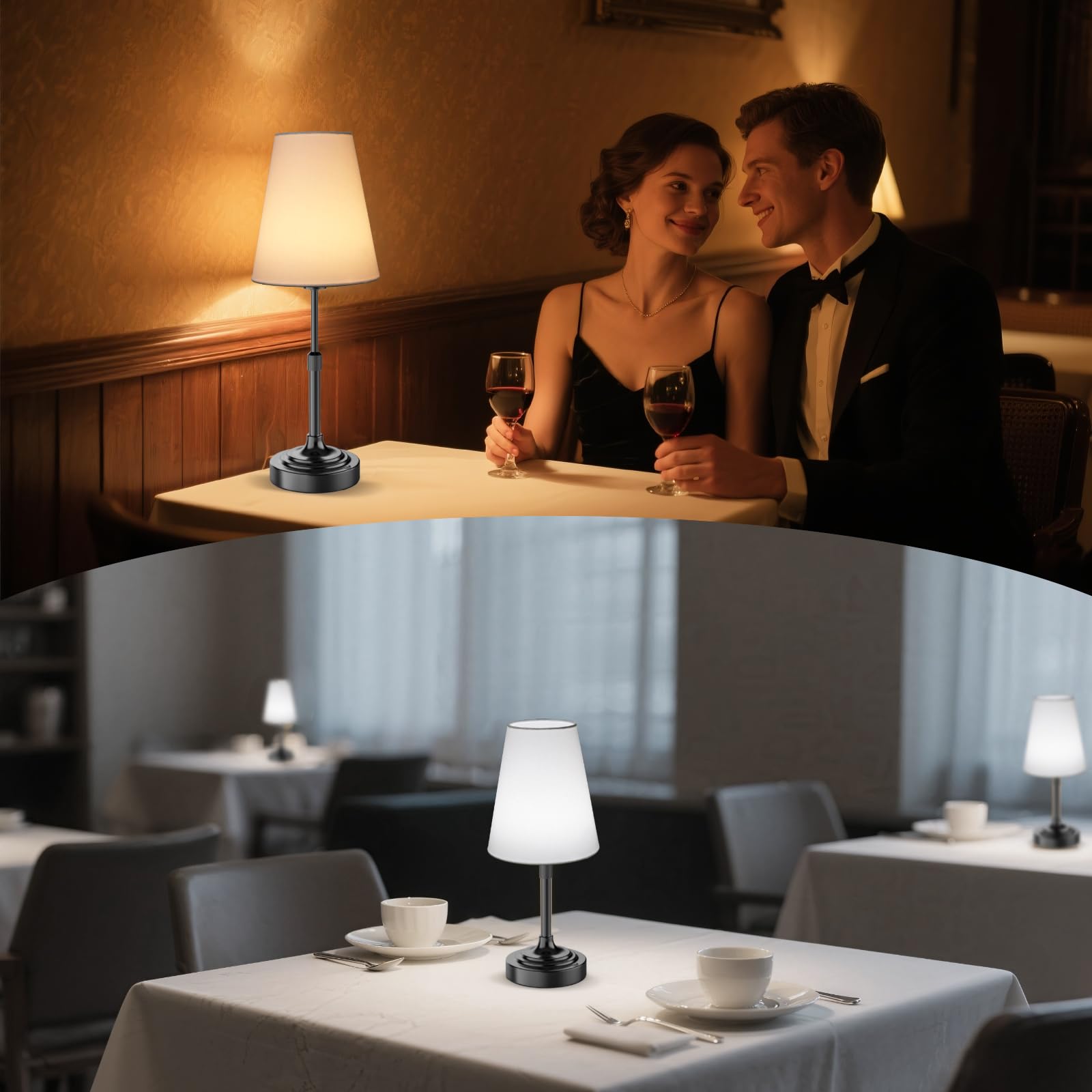 Xumemall lamp with a built-in 5200mAh battery for long use and portability.