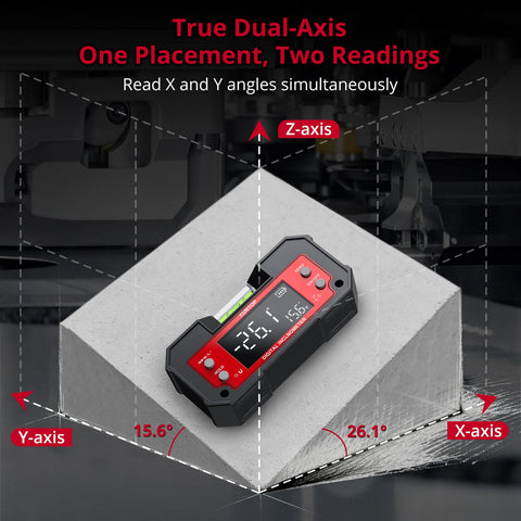 XUNTOP dual-sided magnetic base securely attaches to ferromagnetic surfaces.