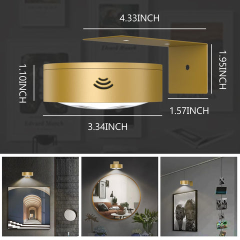 Xuolder dimmable brightness demonstrates mood-setting for each artwork