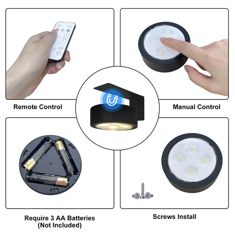 Xuolder easy install no wiring required for small frames