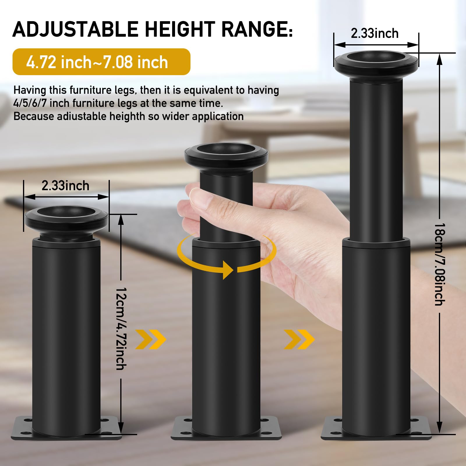 XUUHOOG heavy duty center support enhances mattress stability
