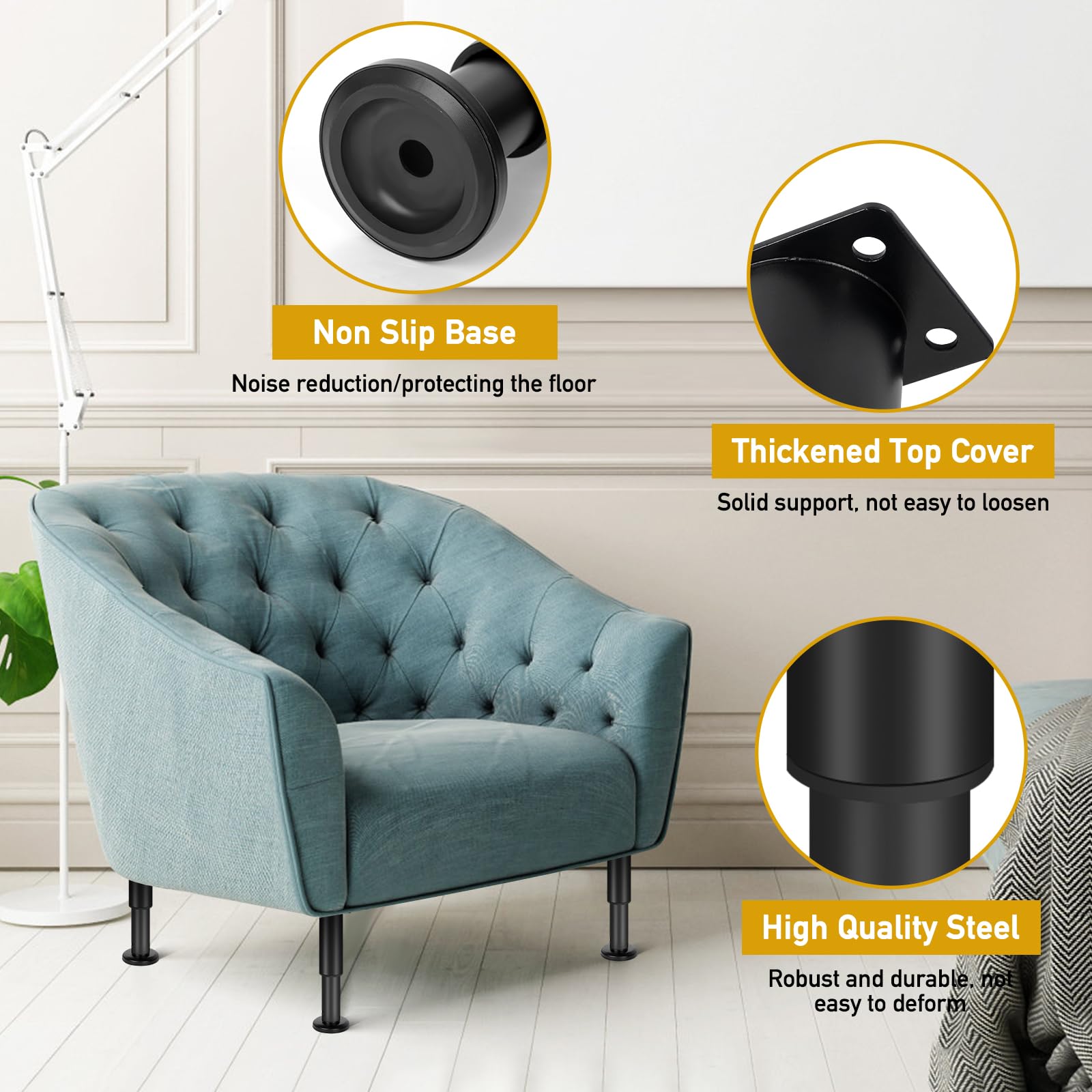 XUUHOOG quick install bed leg kit for easy DIY upgrades