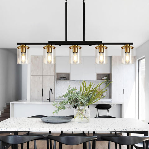 Xvmbm adjustable-chain kitchen light fixture for customizable height